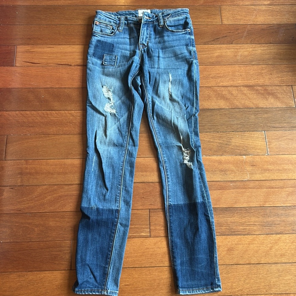 Hudson Kids Girls Jeans Distressed Sz 12 ST1525